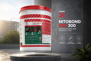 Fosroc SBR 300 — styrene butadiene rubber waterproofing coating and bonding agent by Fosroc Chemicals India




