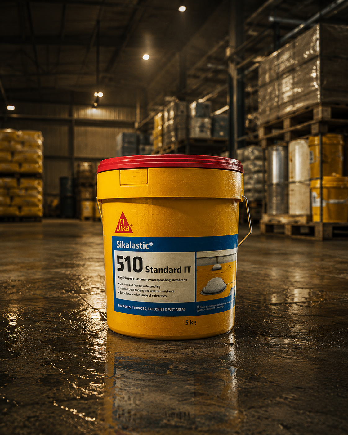 Sika CoolCoat IN — acrylic polymer waterproof roof coating with solar reflective technology for terrace waterproofing India
