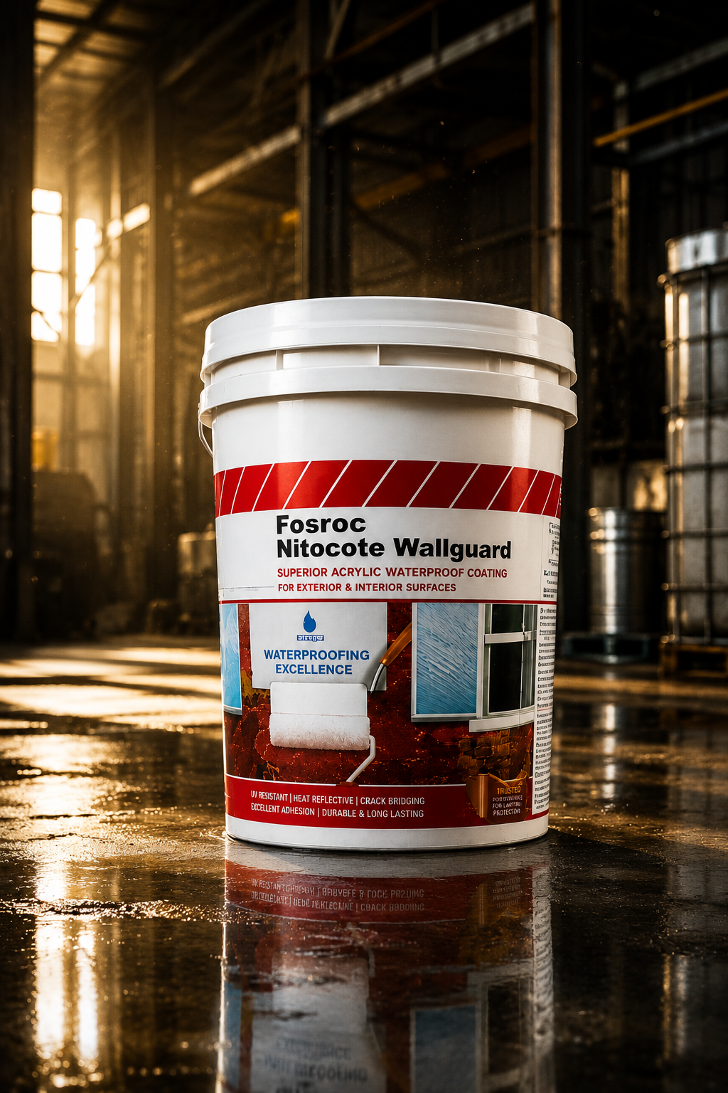 Fosroc Nitocote Wall Guard — trusted cementitious waterproof wall coating by Fosroc India for waterproofing contractors across India

