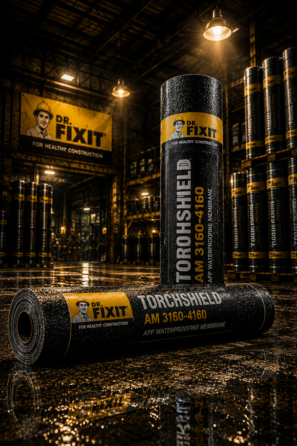 Dr Fixit Torchshield AM 3160-4160 waterproofing solution — APP bitumen membrane for roof terrace basement waterproofing contractors India
