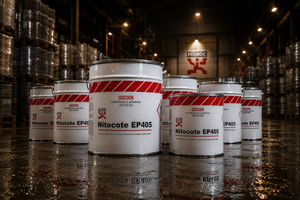 Nitocote EP 405 Fosroc waterproofing solution — epoxy protective coating concrete tank sewage basement industrial waterproofing India
