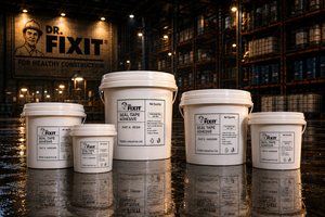 Dr Fixit Tape Adhesive waterproofing solution — bonding adhesive for waterproofing tapes membranes joint sealing roof terrace India
