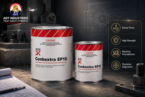 Conbextra EP10 low-viscosity epoxy injection grout — structural crack repair deep penetration concrete bond restoration India