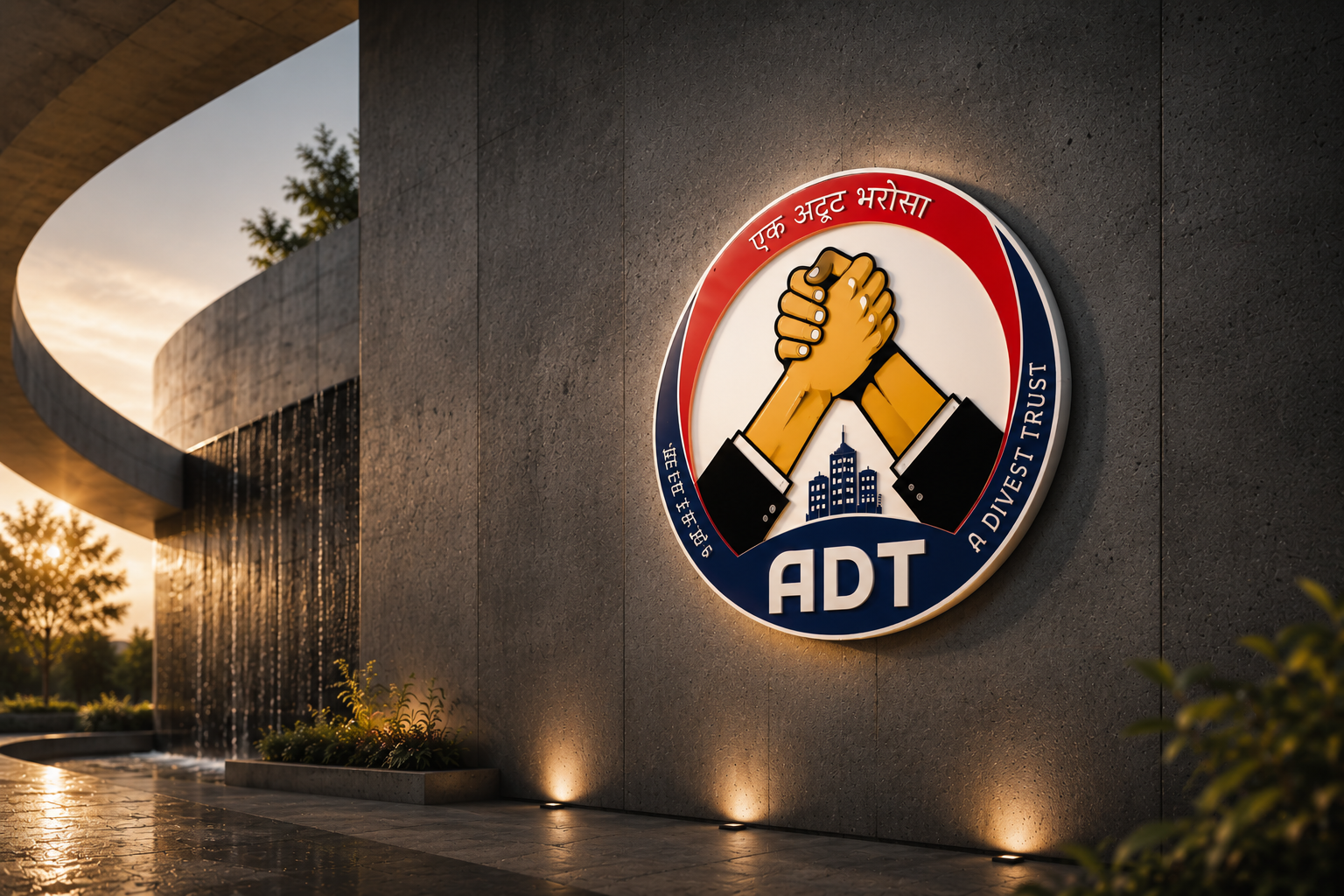 ADT Industries Group logo — trusted construction chemical supplier for waterproofing contractors, developers and architects across India