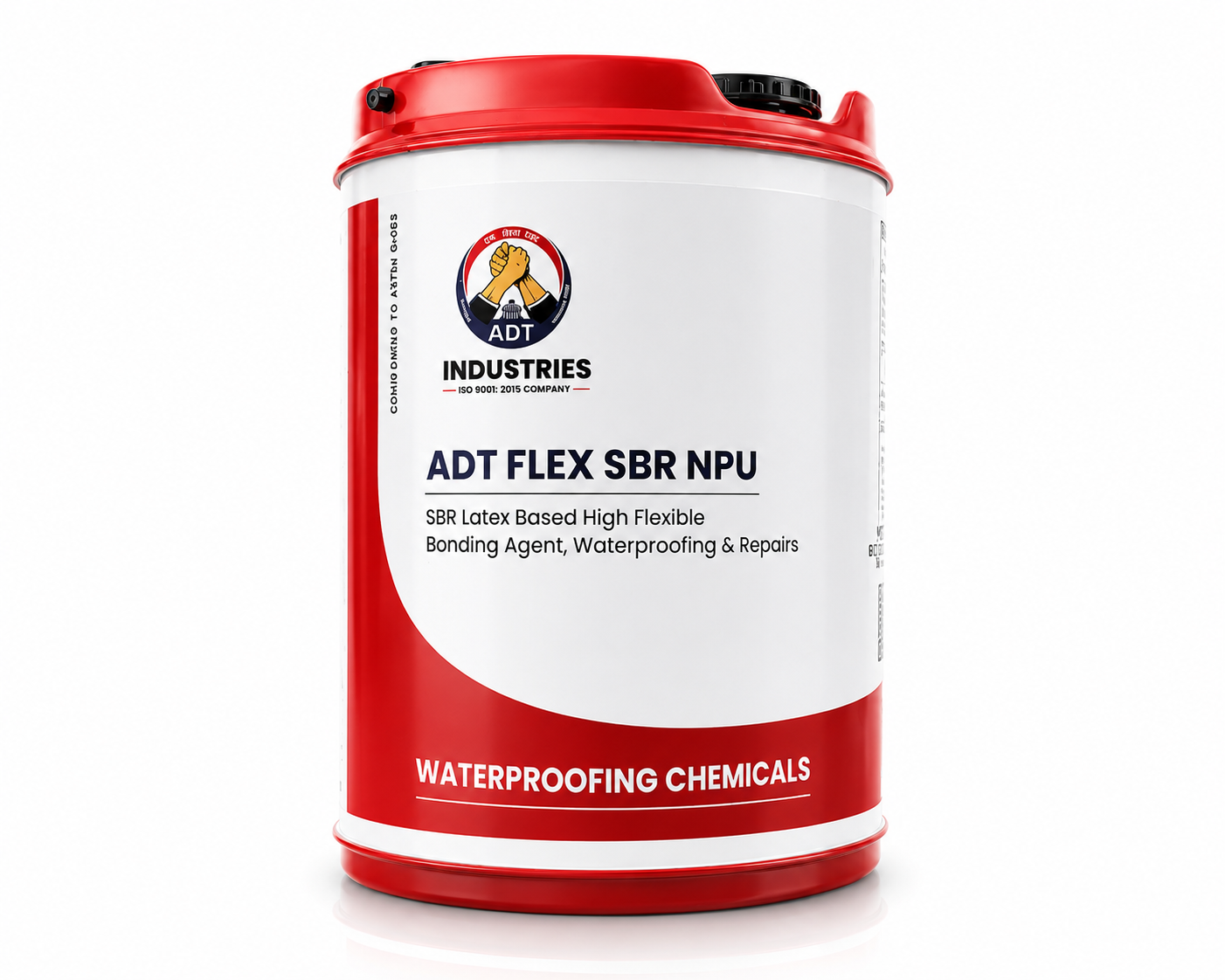 ADT Flex SBR NPU SBR latex bonding agent and waterproofing compound container


