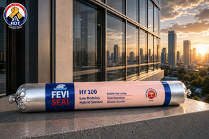 Dr. Fixit Feviseal HY 100 product close up — hybrid polymer sealant cartridge specifications Pidilite India
