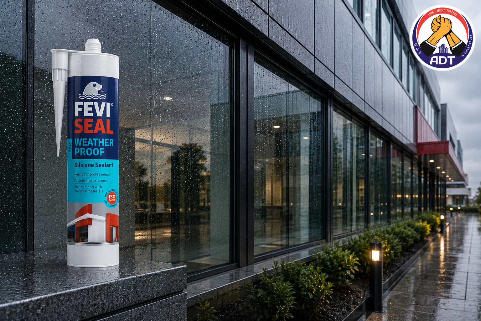 Dr. Fixit Feviseal Weatherproof Pro exterior weatherproofing sealant for building facades