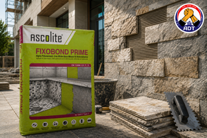 Ascolite Fixobond Prime high-strength adhesive for vitrified and porcelain tiles