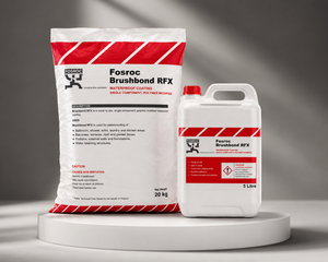 Fosroc Brushbond RFX — reliable flexible cementitious waterproofing coating preferred by contractors for consistent long-term on-site performance



