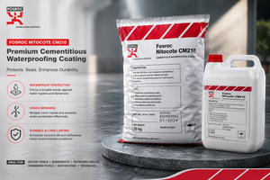 Fosroc Nitocote CM 210 — two-component cementitious waterproofing coating for concrete and masonry waterproofing structures