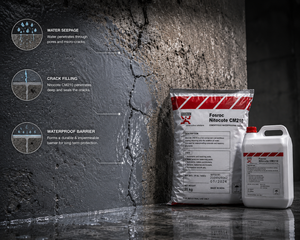 Nitocote CM 210 by Fosroc — slurry-applied cementitious waterproofing system for water tanks, swimming pools, basements and tunnels




