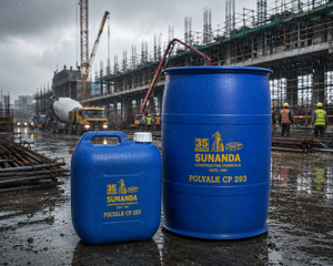 Polyalk CP 293 concrete admixture dosing — corrosion inhibitor for coastal marine industrial reinforced concrete India
