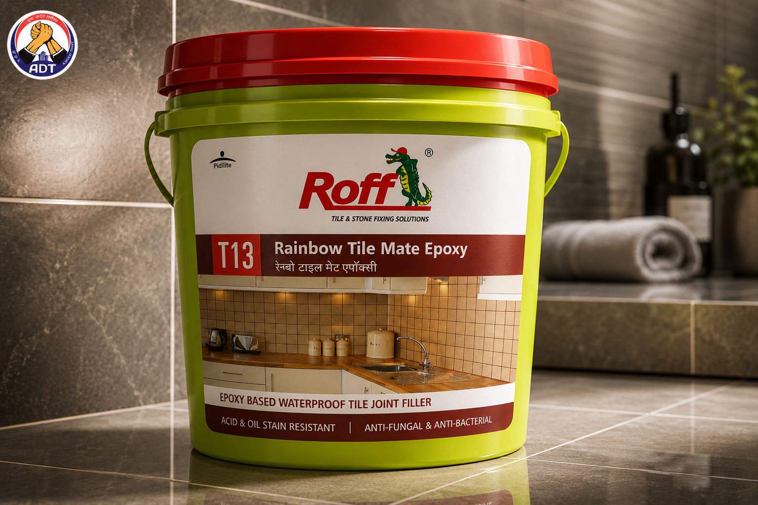 Roff Rainbow Tile Mate Epoxy waterproof grout for swimming pool tiles