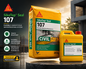 Sikatop 107 Seal IN — two-component cementitious waterproofing coating by Sika India for concrete and masonry structures




