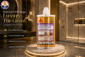 Sika Ceram-850 Design cartridge epoxy tile grout from Sika India