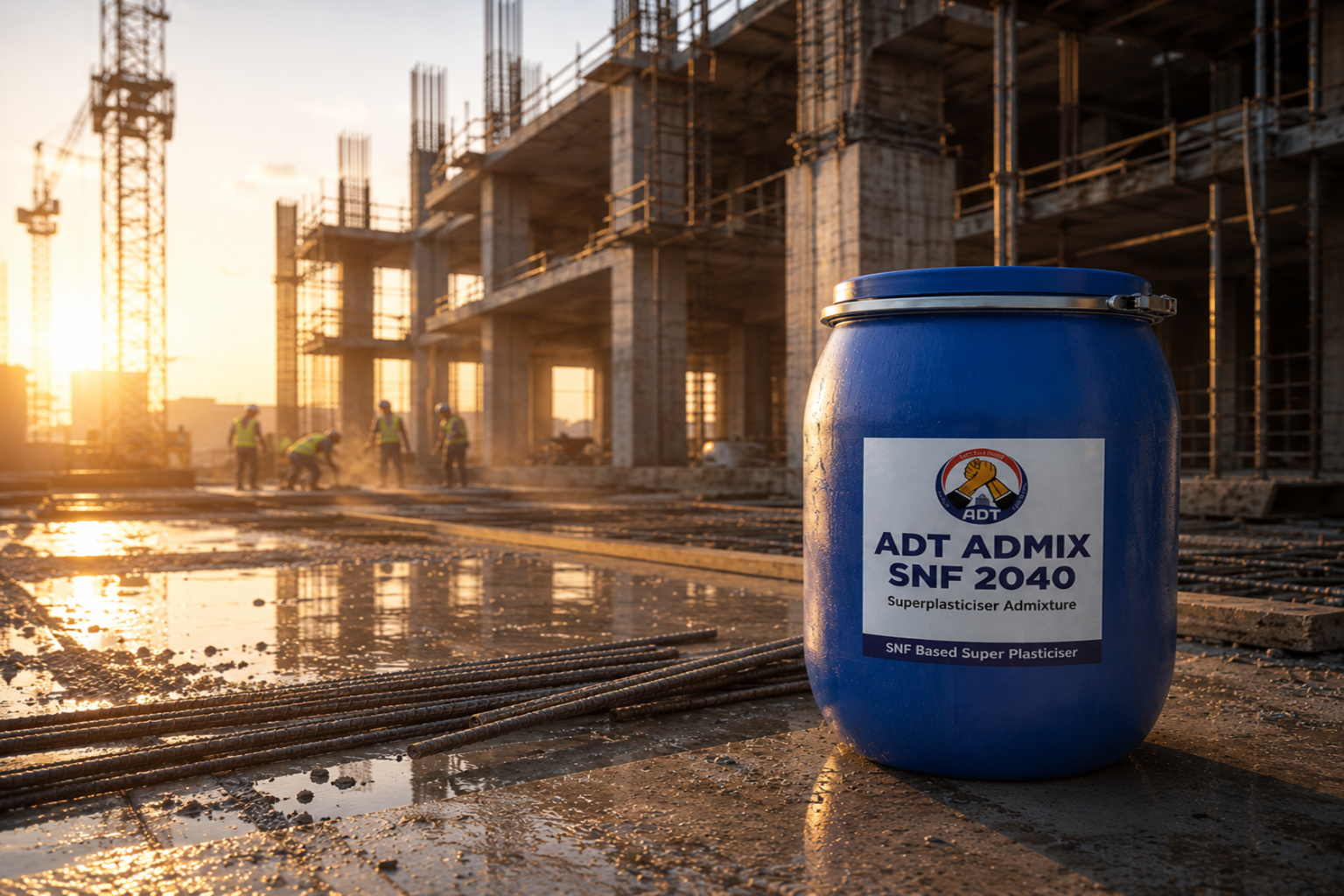 ADT Admix SNF 2040 SNF-based superplasticiser admixture by ADT Industries

