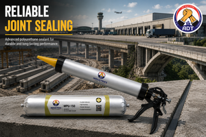 ADT MPU 150 flexible PU sealant bonding to concrete on both joint faces