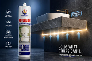 ADT Strong Bond product tube — underwater adhesive sealant for pipe joint and bathroom leak repair India