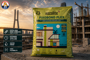 Ascolite Fixobond Flex flexible tile adhesive from Ascolite India