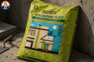Ascolite Fixobond Flex self-curing adhesive for exterior tiling