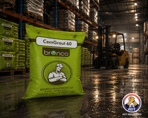 Bronco Chemgrout 60 product packaging — high-strength non-shrink cement grout Bronco Build Smart LLP India
