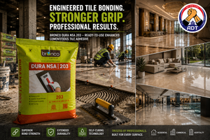 Bronco Dura NSA multipurpose tile adhesive mixed from powder with water