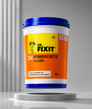 Dr. Fixit 304 Powercrete — hard-wearing breathable waterproofing compound that withstands pedestrian traffic and mechanical stress

