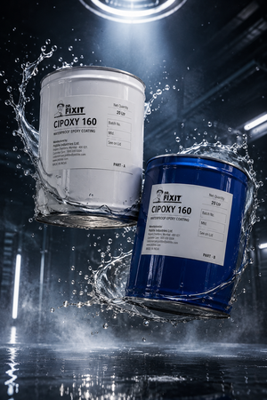 Dr Fixit CIPOXY 16D two-component epoxy compound — concrete crack repair adhesive for waterproofing contractors applicators India
