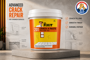 DR. FIXIT CRACK-X PASTE ready-to-use crack filler paste — wall concrete hairline crack repair strong bond flexible fill India

