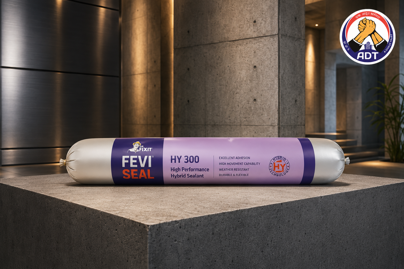 Dr. Fixit Feviseal HY 300 UV resistant joint sealant between building materials