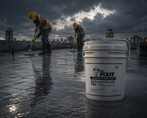 Krystaline by Dr. Fixit — self-healing crystalline waterproofing system for water tanks, basements, swimming pools and tunnels




