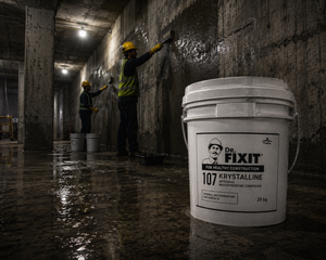 Dr. Fixit Krystaline — surface-applied crystalline waterproofing material that reactivates on moisture contact for lifelong protection




