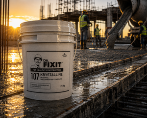 Dr. Fixit Krystaline — trusted construction chemical for permanent crystalline waterproofing of foundation and below-grade structures in India




