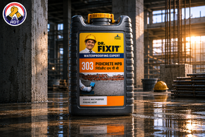 Dr Fixit MPB applied as slurry coat on concrete surface — polymer bonding agent improving adhesion for plaster repair mortar India
