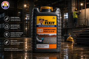 Dr Fixit MPB construction chemical — polymer bonding agent for concrete plaster wall crack repair mortar adhesion India
