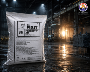 Grouted anchor bolt pocket with PIDICRETE AM — polymer-modified cement grout admixture strong bond India
