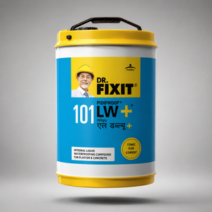 Dr. Fixit Pidiproof LW+ — waterproof cement admixture that avoids cracking and protects concrete from corrosion

