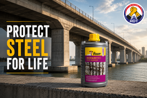 Dr. Fixit Rust Remover protecting reinforcement steel for long service life in bridges and infrastructure India