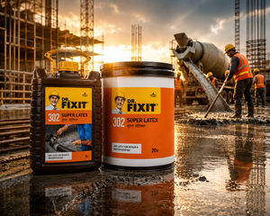 Super Latex by Dr. Fixit — SBR-based bonding agent that improves adhesion and flexibility in repair mortars and cement slurries





