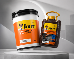 Dr. Fixit Super Latex — reliable SBR polymer bonding agent preferred by contractors for consistent on-site waterproofing performance




