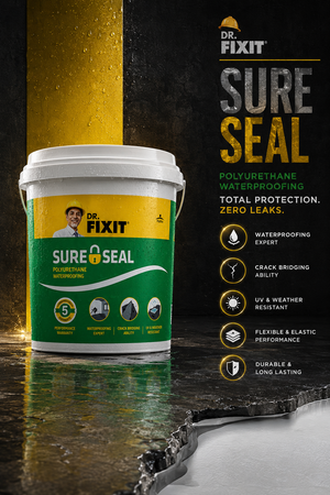 Dr Fixit Superseal 4500 PUH polyurea waterproofing chemical product — high-performance fast-curing polyurea waterproof coating Dr Fixit India

