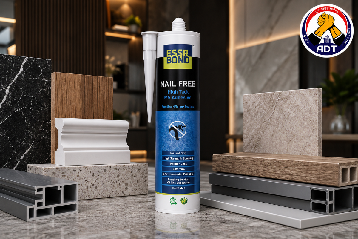 ESSRBOND Nail Free Ultra isocyanate free adhesive sealant for dissimilar materials