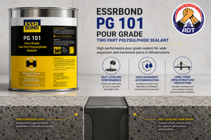 ESSRBOND PG101 self-levelling polysulphide sealant from ESSRBOND India