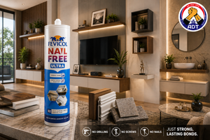 Feviseal Nail Free Ultra MS polymer high-grab adhesive sealant from Pidilite India