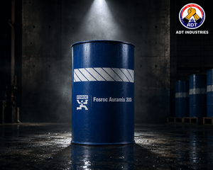 Fosroc Auramix 300 added to concrete mix — mid PC superplasticizer improved workability high strength concrete India
