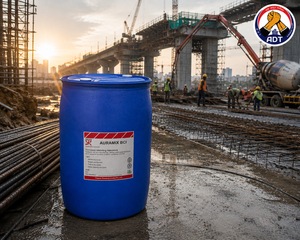 Fosroc Auramix BCI construction chemical — corrosion inhibitor admixture reinforced concrete durability coastal India

