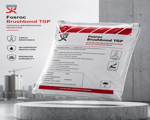 Fosroc Brushbond TGP — crystalline waterproofing material by Fosroc Chemicals India for permanent concrete and masonry waterproofing




