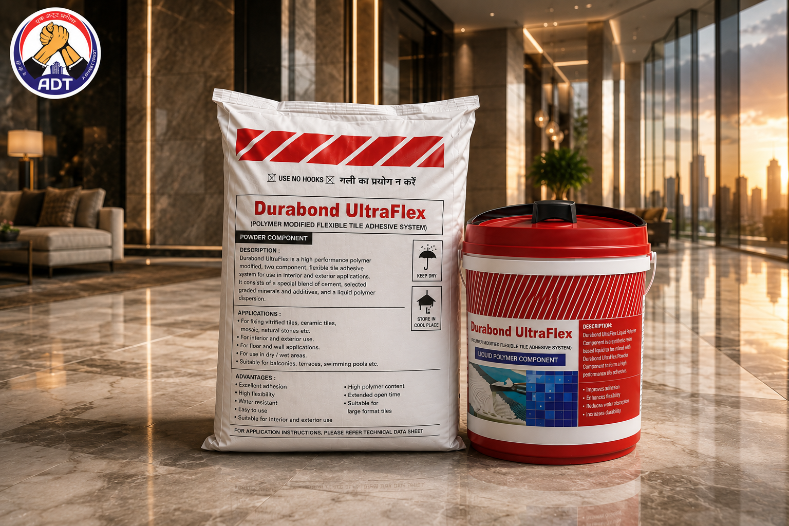 Fosroc Brushbond Ultra Flex applied in water tank and bathroom sunk slab waterproofing India