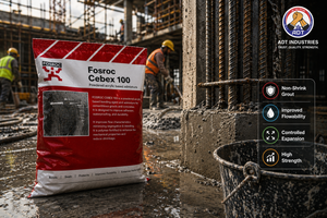 FOSROC CEBEX 100 expansive cement grout admixture — controlled expansion grouting compound for structural and industrial applications India

