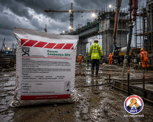 Fosroc Conbextra GP2 product close up — non-shrink general purpose cement grout specifications Fosroc India